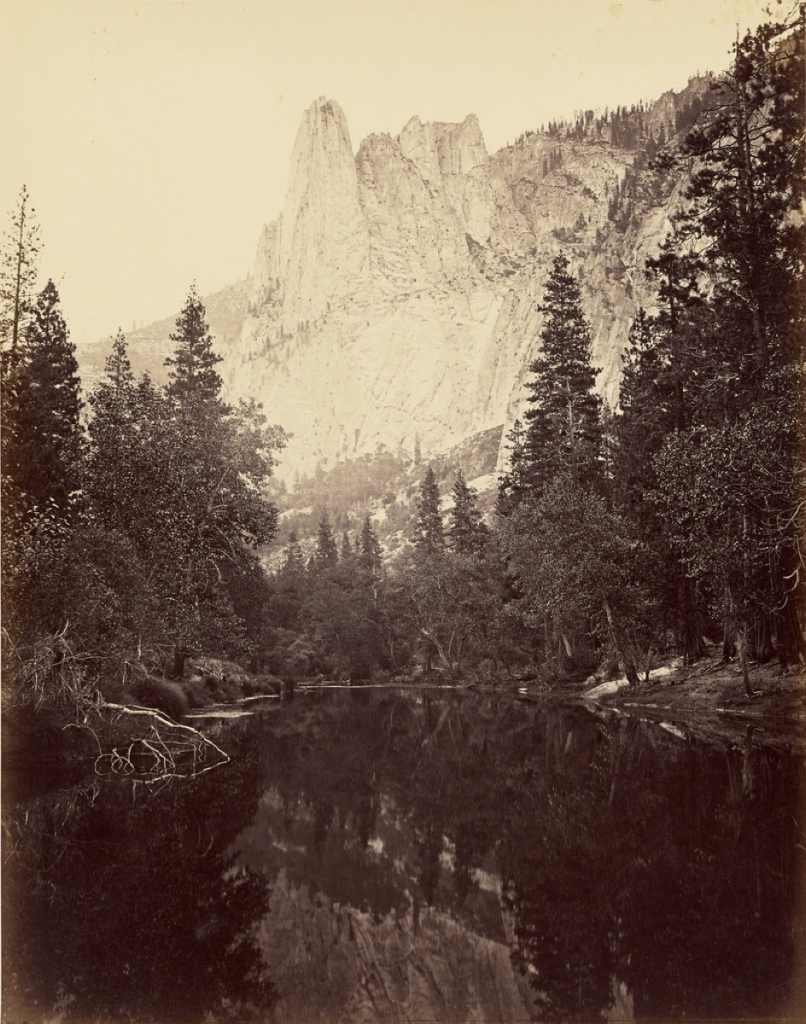 Carleton Watkins (American, 1829 - 1916) The Sentinel, 3270 ft., 1865 - 1866, Albumen silver print 51.6 x 41.1 cm (20 5/16 x 16 3/16 in.) The J. Paul Getty Museum, Los Angeles