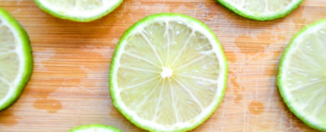 Lemons on a wood board