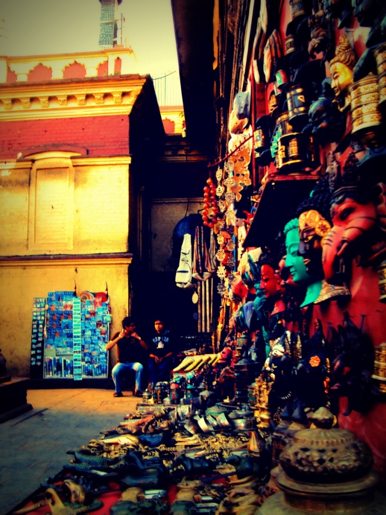 Sellers at the Swayambhunath Temple