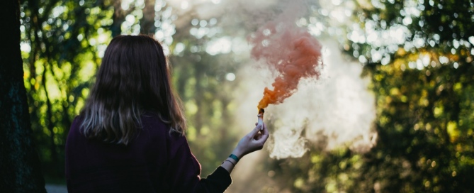 Smoke Bomb Photography