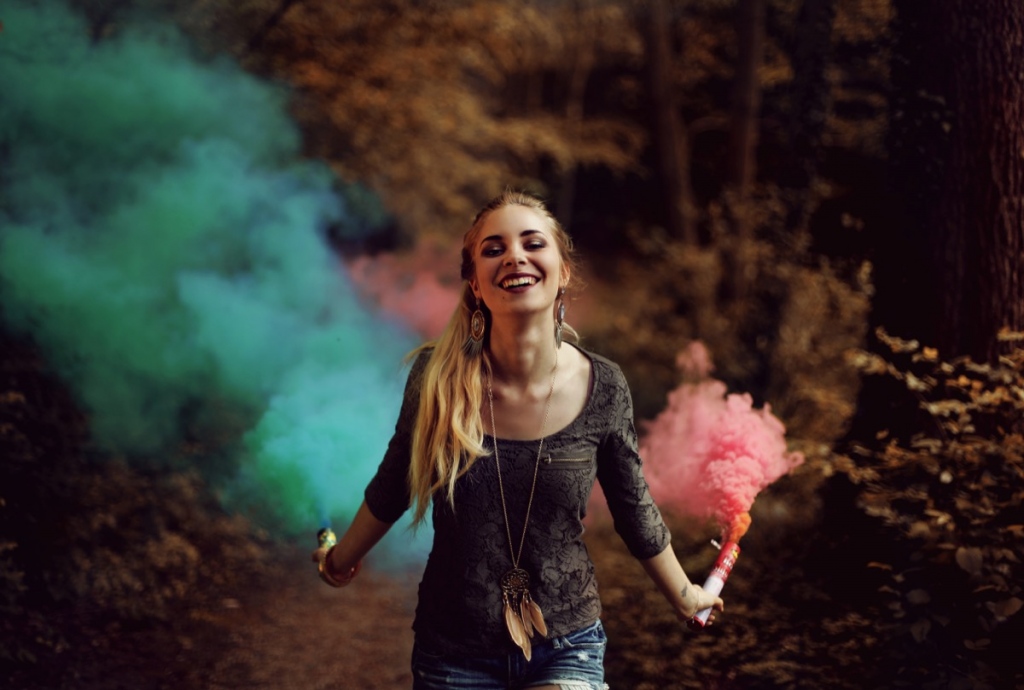 Smoke Bomb Photography