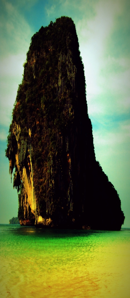 Erupting rocks in Krabi